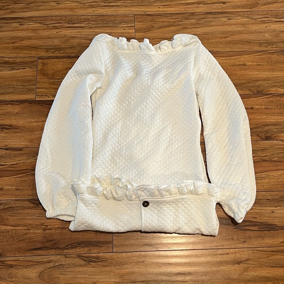 Women White Luxury Jacket - Picture 3 of 3